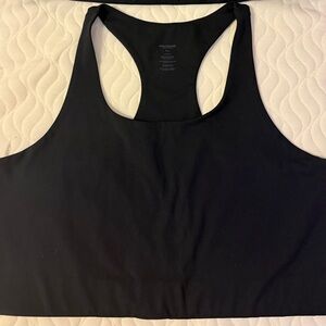 girlfriend collective Black Racerback Sports Bra